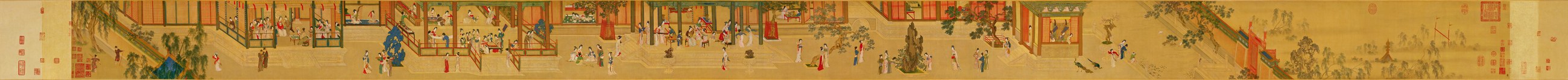 汉宫春晓图全卷缩略图